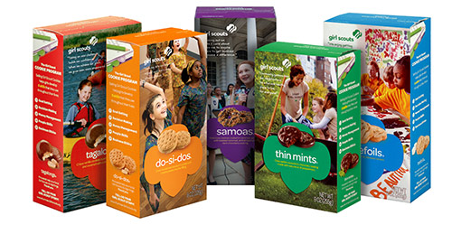 Girl Scout Cookies Boxes