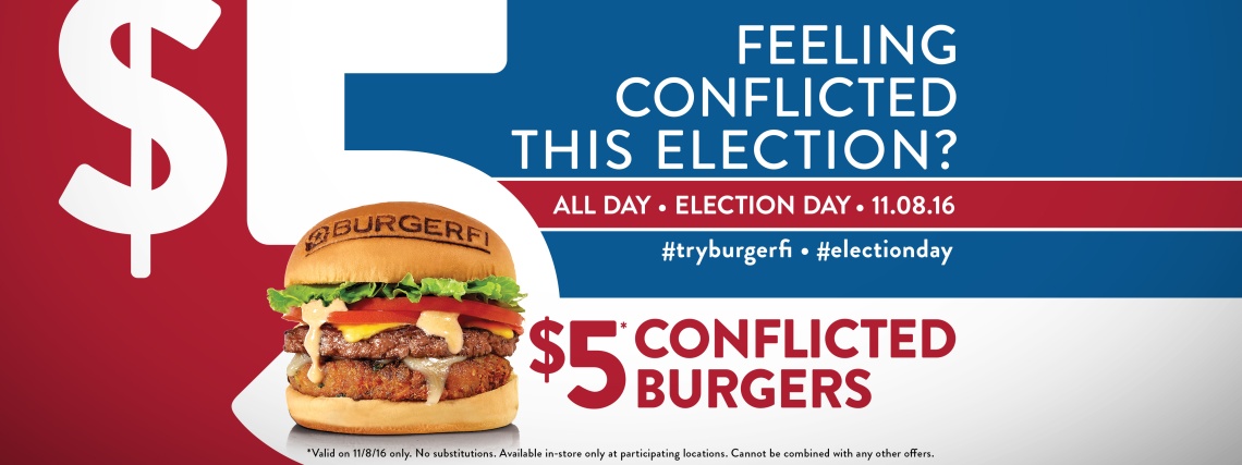 BurgerFi Election Day 2016